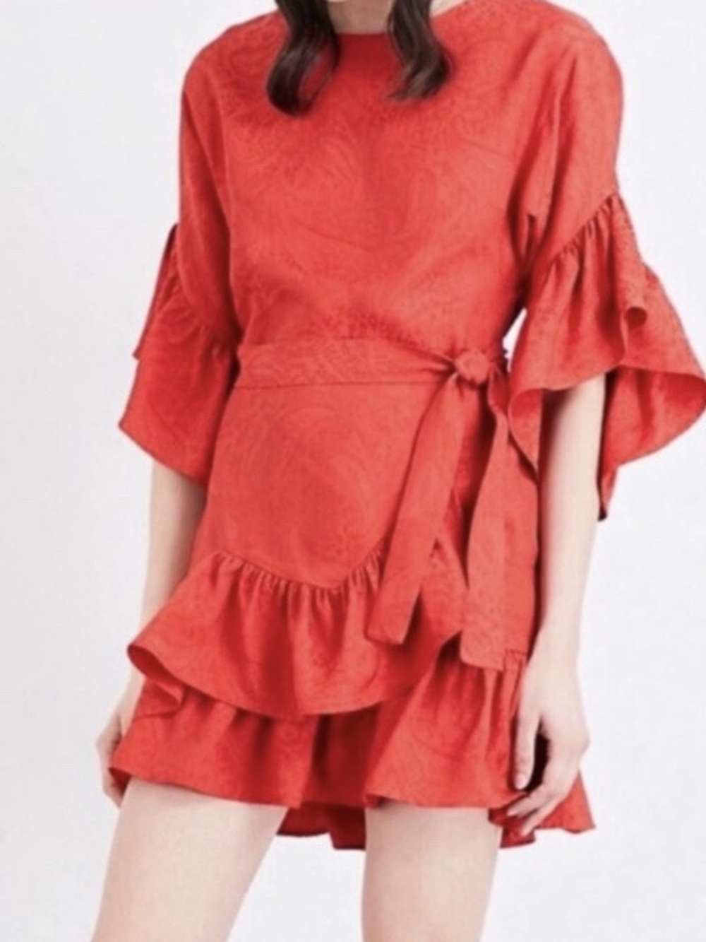 maje dress size 1- Rouge